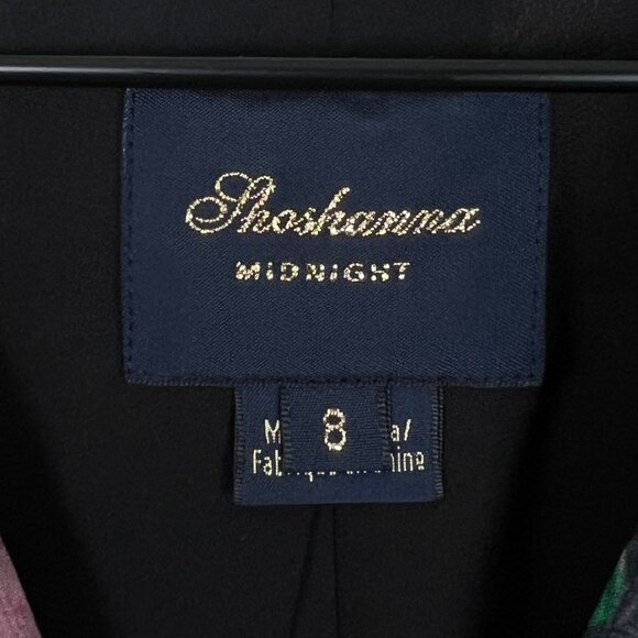 Anthropologie Shoshanna Silk Floral Midi Dress Sheer Puff Sleeve Wedding Guest 8 - Picture 6 of 11